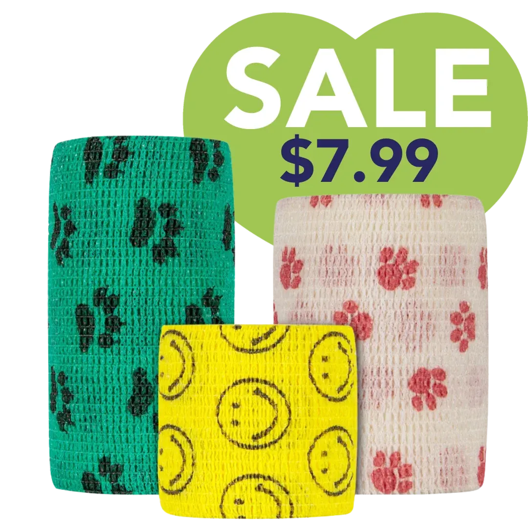 Set of 3 Vet Wraps 2", 3" and 4" by PetStore.Direct