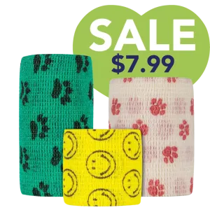 Set of 3 Vet Wraps 2", 3" and 4" by PetStore.Direct