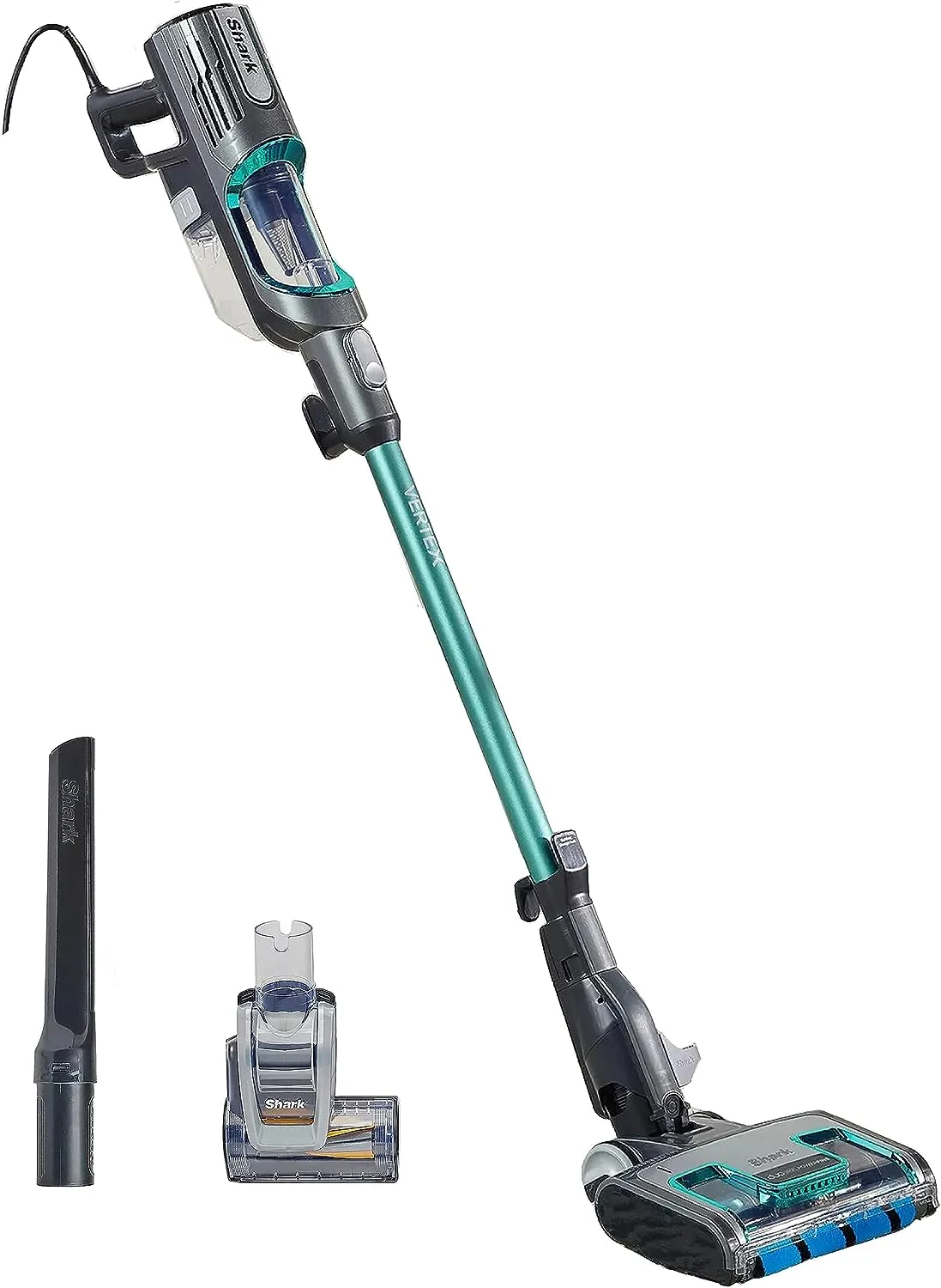 Shark Vertex Corded Ultralight DuoClean PowerFins Stick Vacuum with Self-Cleaning Brushroll (Renewed) (Mint)