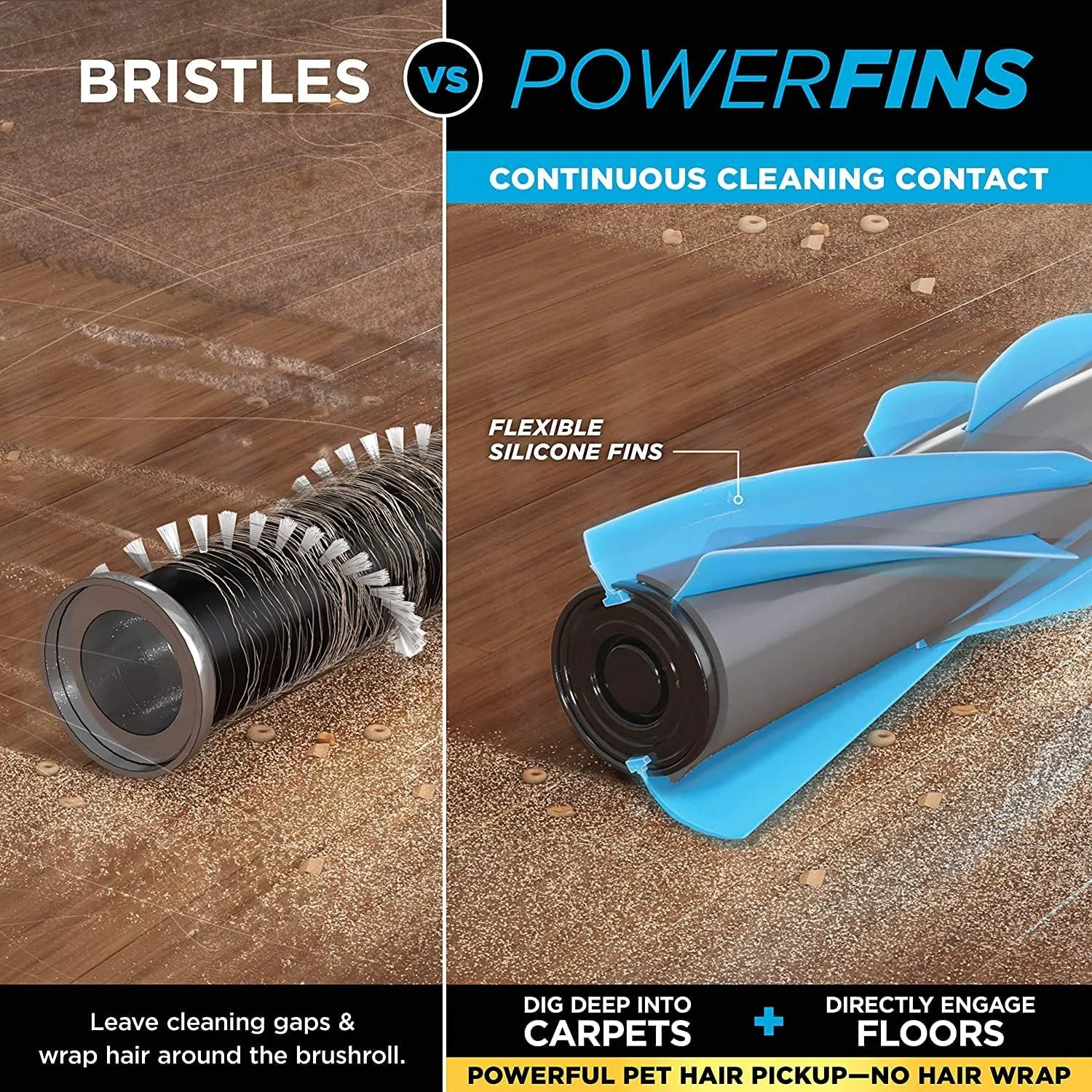 Shark Vertex Corded Ultralight DuoClean PowerFins Stick Vacuum with Self-Cleaning Brushroll (Renewed) (Mint)