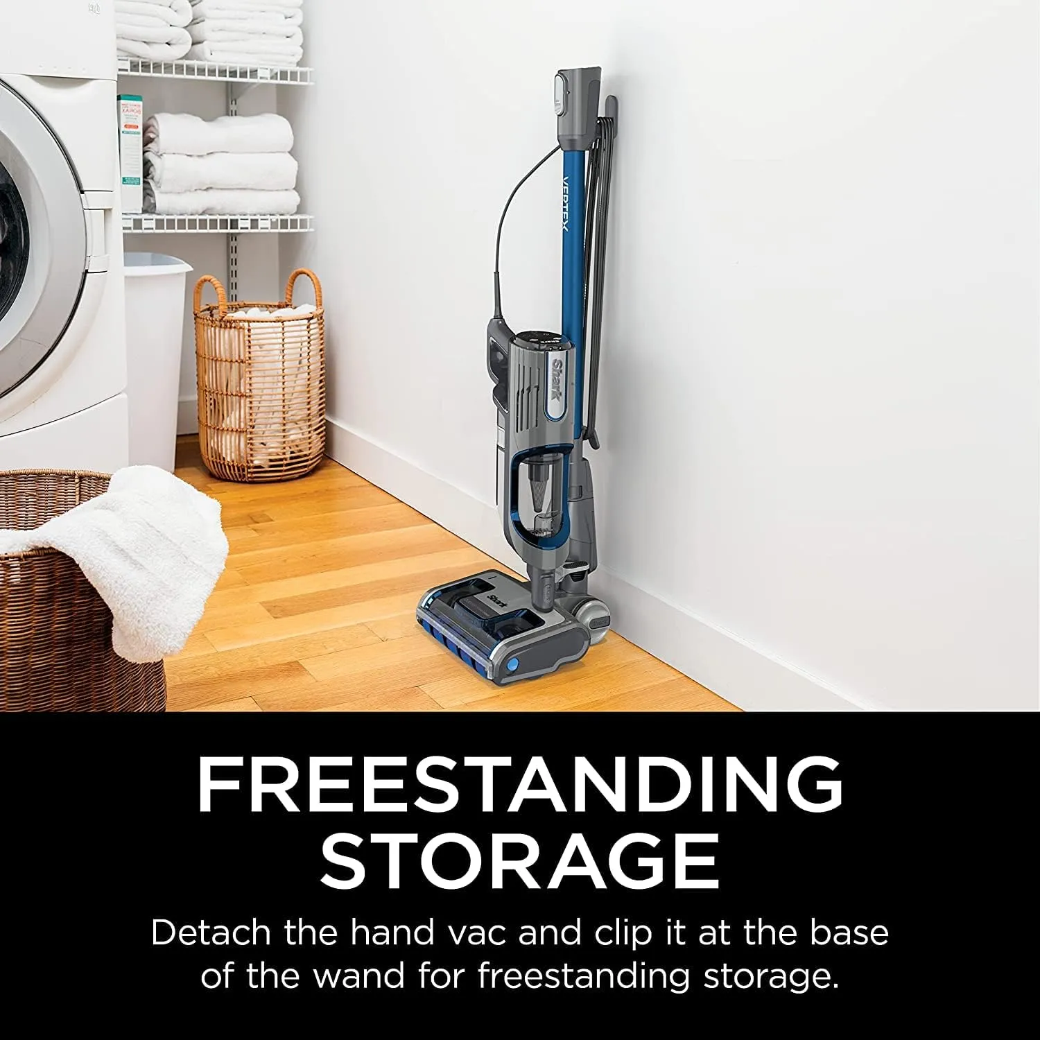Shark Vertex Corded Ultralight DuoClean PowerFins Stick Vacuum with Self-Cleaning Brushroll (Renewed) (Mint)