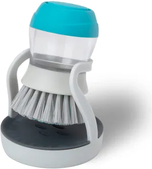 Soap Dispensing Palm Brush and Stand