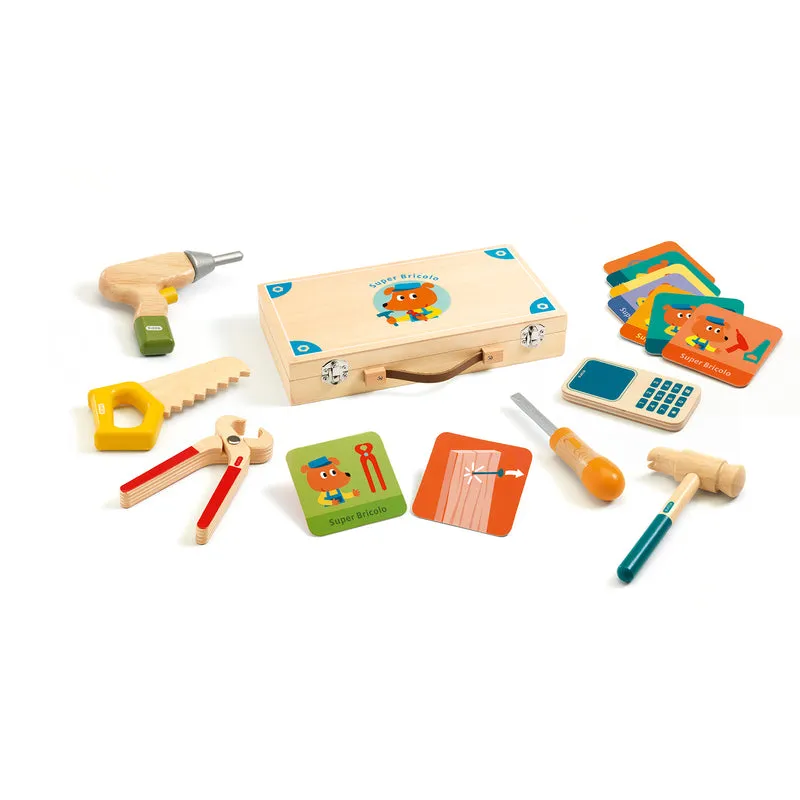 Super Bricolo Wooden Tool Kit