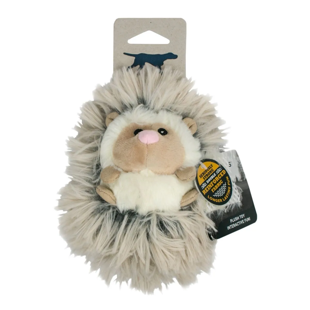 Tall Tails Dog Toy Real Feel Fluffy Baby Hedgehog
