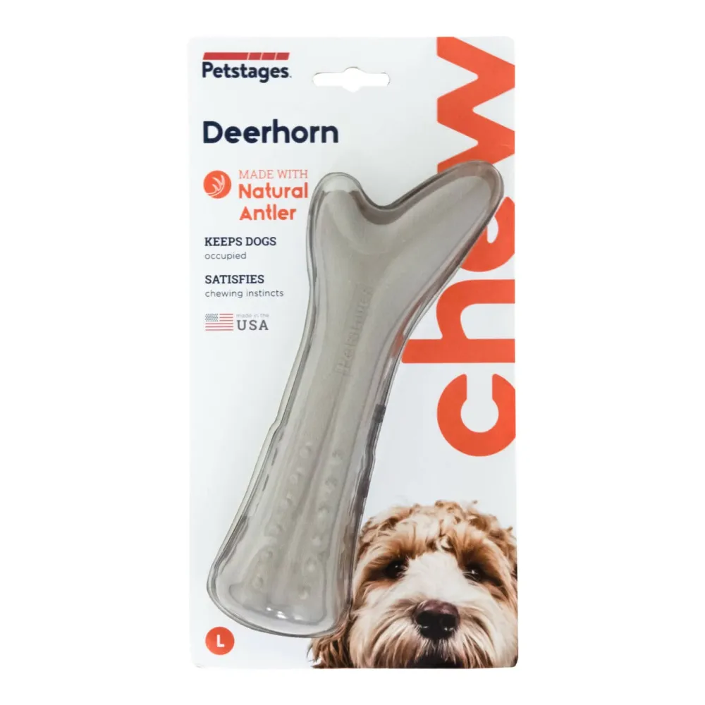 Trixie Deerhorn Durable Chew Toy for Dogs (White)
