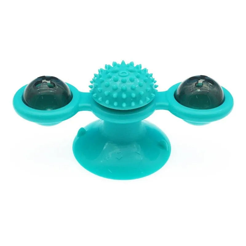 Turntable Teasing Cat Brush