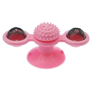 Turntable Teasing Cat Brush