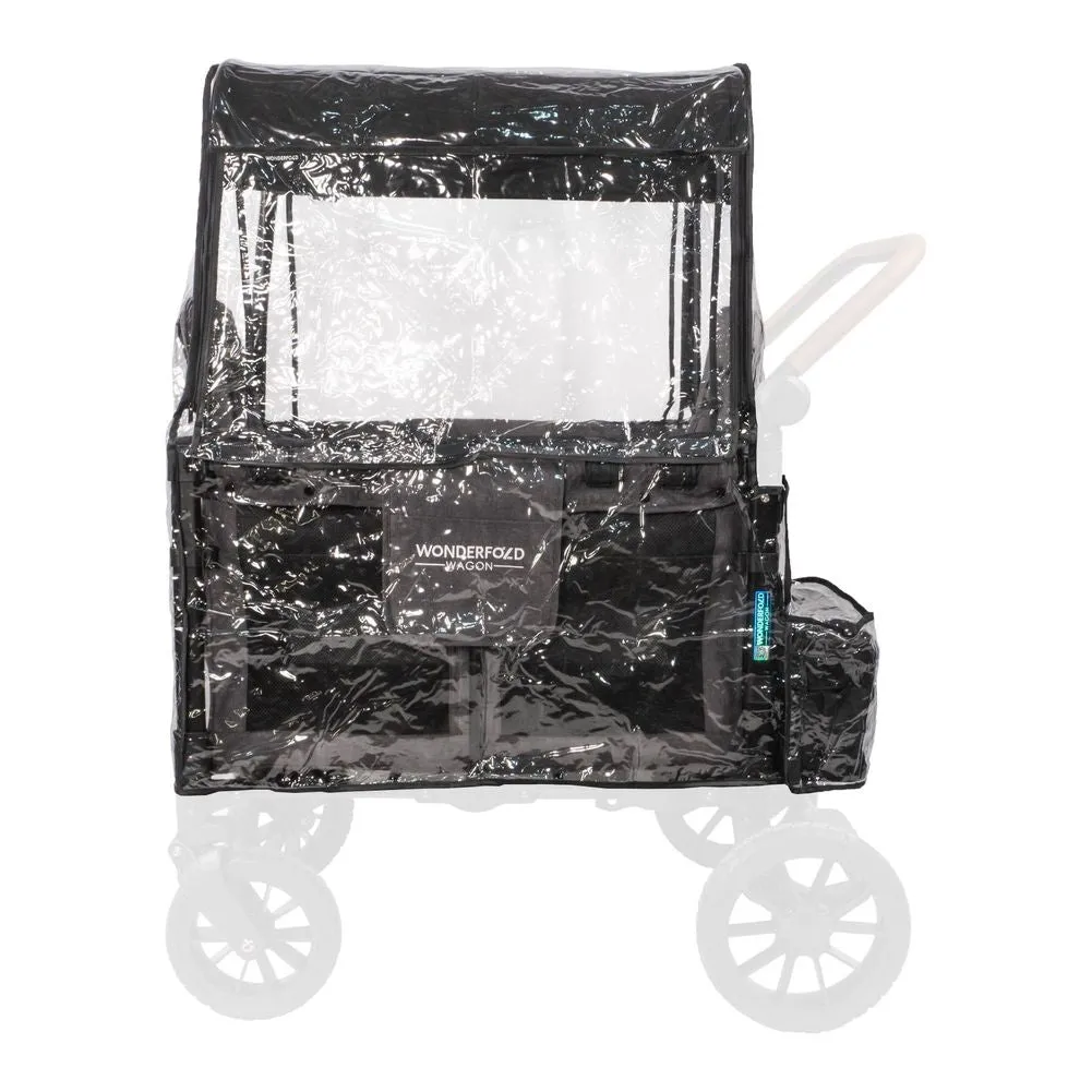 Wonderfold Clear Rain Cover for W2 Elite/Luxe Stroller Wagons